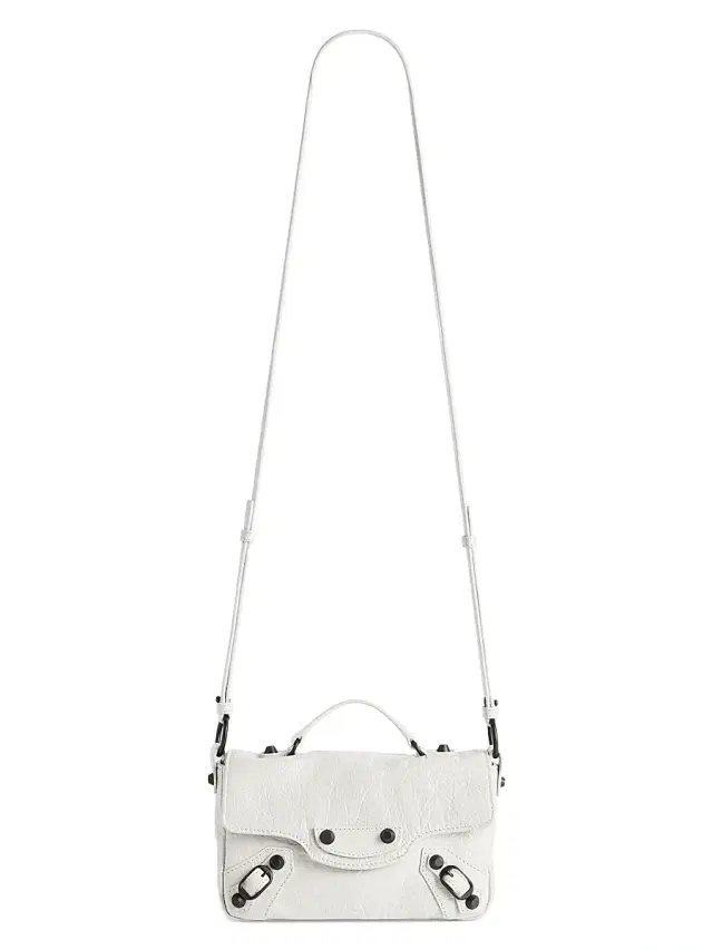 Balenciaga Women's Le City Flap Nano Crossbody Bag - Optic White