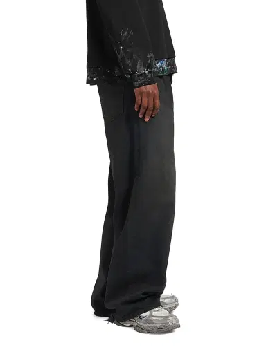 Balenciaga Men's Casual Jeans - Black - Size Medium | Thumbnail 4 Balenciaga Men's Casual Jeans - Black - Size Medium | Thumbnail 4