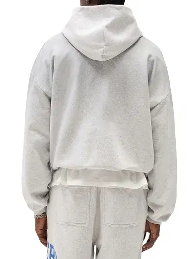Represent Men's Owners Full-Zip Hoodie - Sprayed Ice Grey Marl - Size XXL | Thumbnail 5 Represent Men's Owners Full-Zip Hoodie - Sprayed Ice Grey Marl - Size XXL | Thumbnail 5