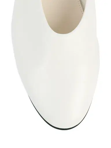 TOTEME Women's Leather Ballet Flats - Off White - Size 12 | Thumbnail 4 TOTEME Women's Leather Ballet Flats - Off White - Size 12 | Thumbnail 4