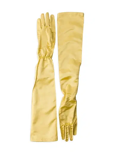 Prada Women's Satin Gloves | Thumbnail 1 Prada Women's Satin Gloves | Thumbnail 1