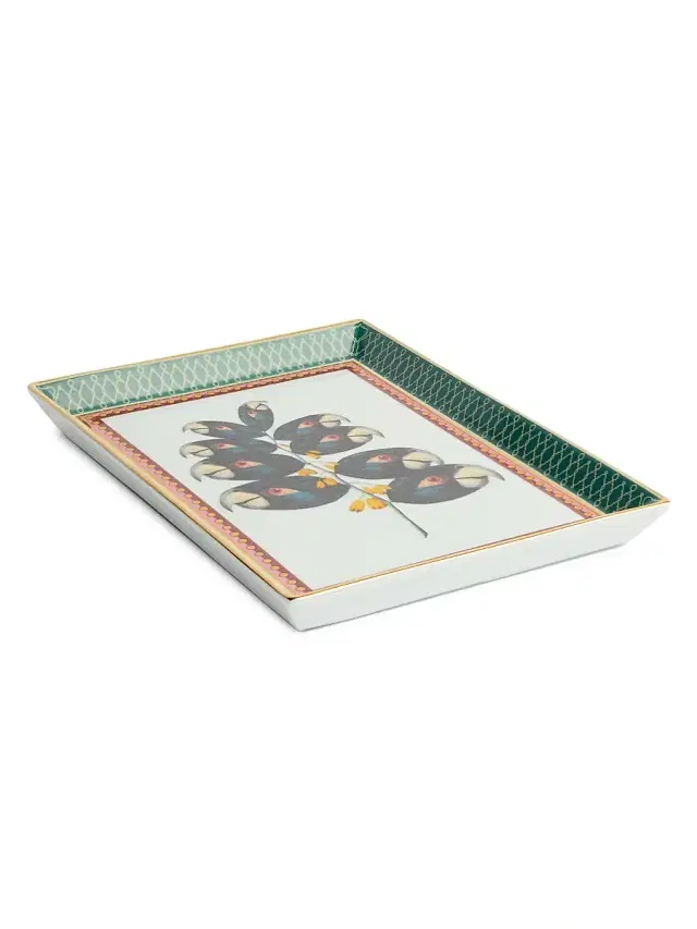 La DoubleJ Trinket Tray - Forest Green