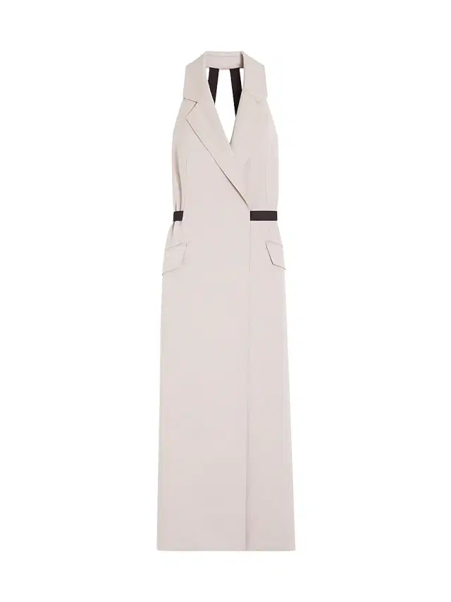 Max Mara Women's Wool and Cotton Canvas Dress - Beige