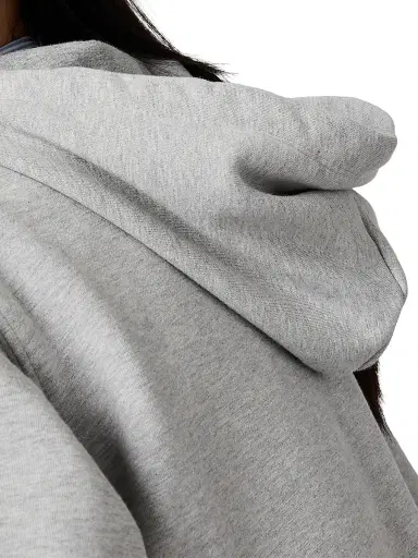 Miu Miu Women's Cropped Hoodie - Grey | Thumbnail 4