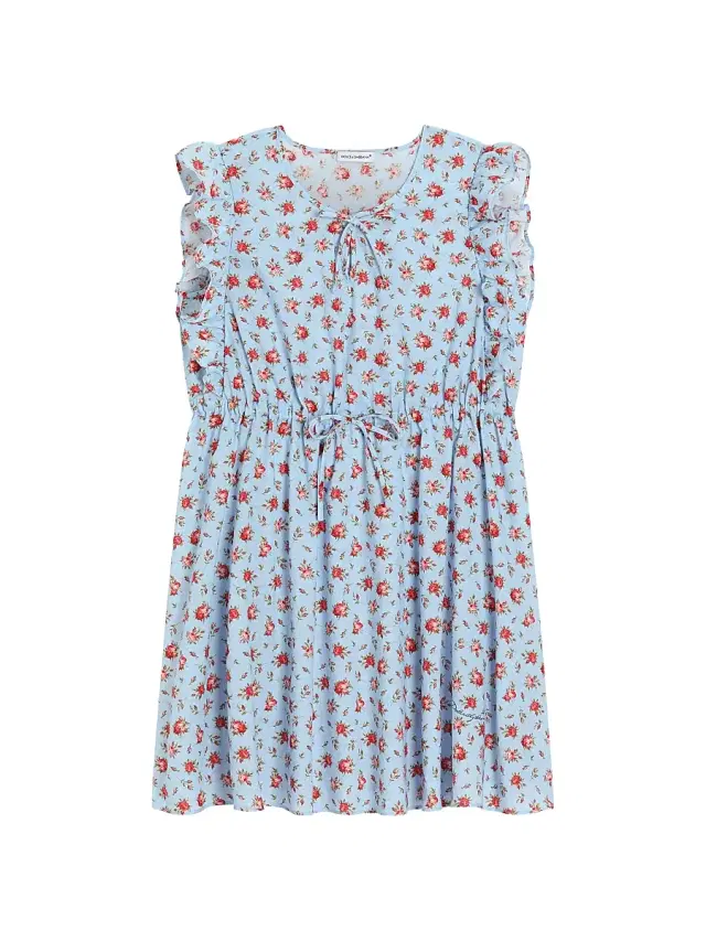 Little Girl's & Girl's Floral Cotton Dress - Roselline