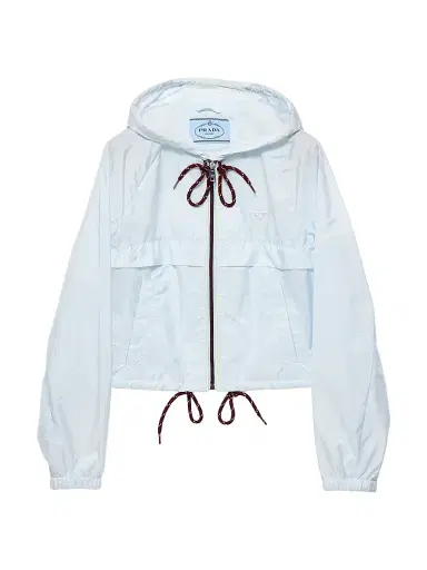 Prada Women's Lightweight Re-Nylon Jacket - Crystal - Size 8 | Thumbnail 1