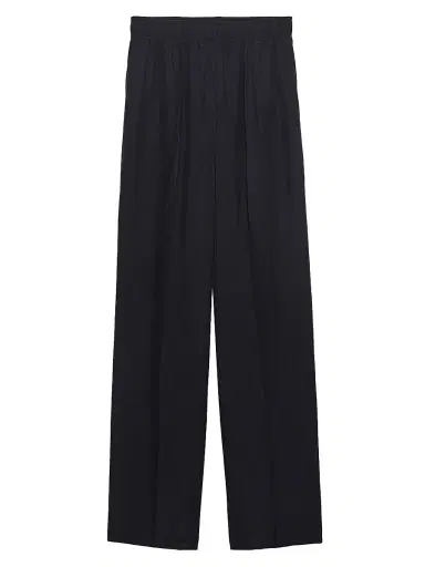 Prada Women's Washed Silk Pants - Blue - Size 8 | Thumbnail 1 Prada Women's Washed Silk Pants - Blue - Size 8 | Thumbnail 1