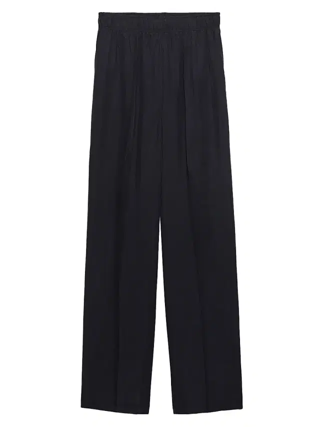Prada Women's Washed Silk Pants - Blue