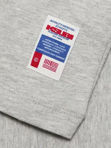 Ksubi Women's Plaid Logo Shrunken T-Shirt - Grey | Thumbnail 7 Ksubi Women's Plaid Logo Shrunken T-Shirt - Grey | Thumbnail 7