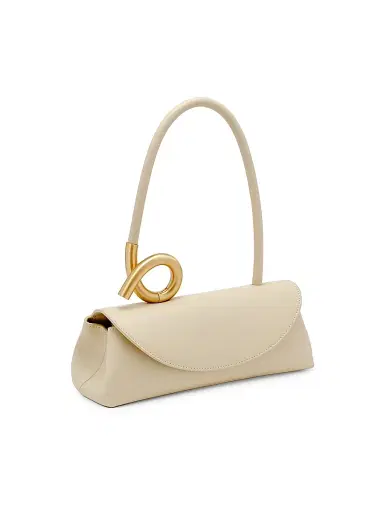 Cult Gaia Women's Azariah Leather Shoulder Bag - Off White | Thumbnail 3