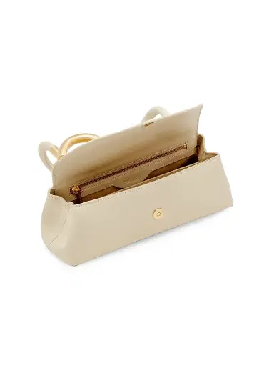 Cult Gaia Women's Azariah Leather Shoulder Bag - Off White | Thumbnail 4