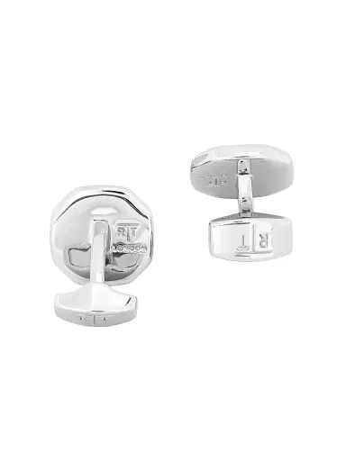 Tateossian Men's Blue Enamel & Bronze-Plated Cufflinks - Blue | Thumbnail 2