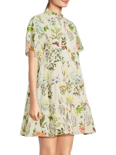 Ro's Garden Women's Vibeka Floral Minidress - Botanic Multi | Thumbnail 4