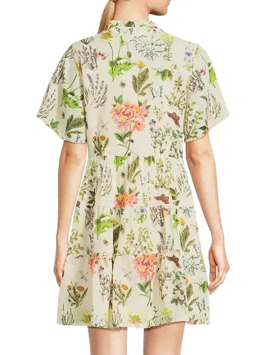 Ro's Garden Women's Vibeka Floral Minidress - Botanic Multi | Thumbnail 5