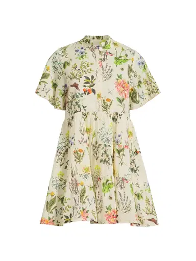 Ro's Garden Women's Vibeka Floral Minidress - Botanic Multi | Thumbnail 1