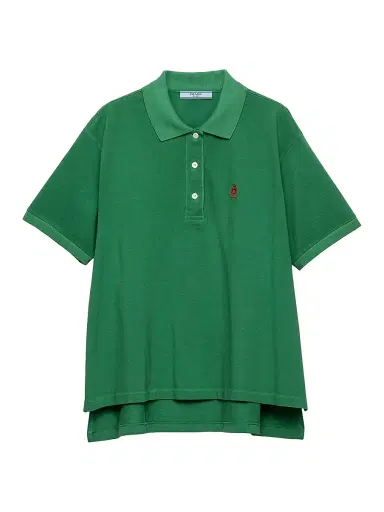 Prada Women's Piqué Polo Shirt - Green - Size 10 | Thumbnail 1 Prada Women's Piqué Polo Shirt - Green - Size 10 | Thumbnail 1