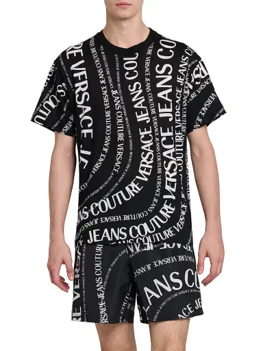 Versace Jeans Couture Men's Logo Print T-Shirt | Thumbnail 3 Versace Jeans Couture Men's Logo Print T-Shirt | Thumbnail 3