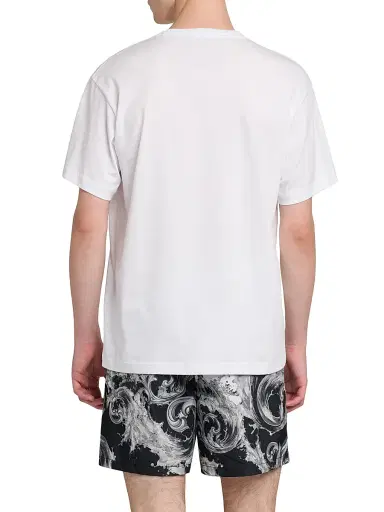 Versace Jeans Couture Men's Logo Wave T-Shirt - White - Size XS | Thumbnail 5 Versace Jeans Couture Men's Logo Wave T-Shirt - White - Size XS | Thumbnail 5