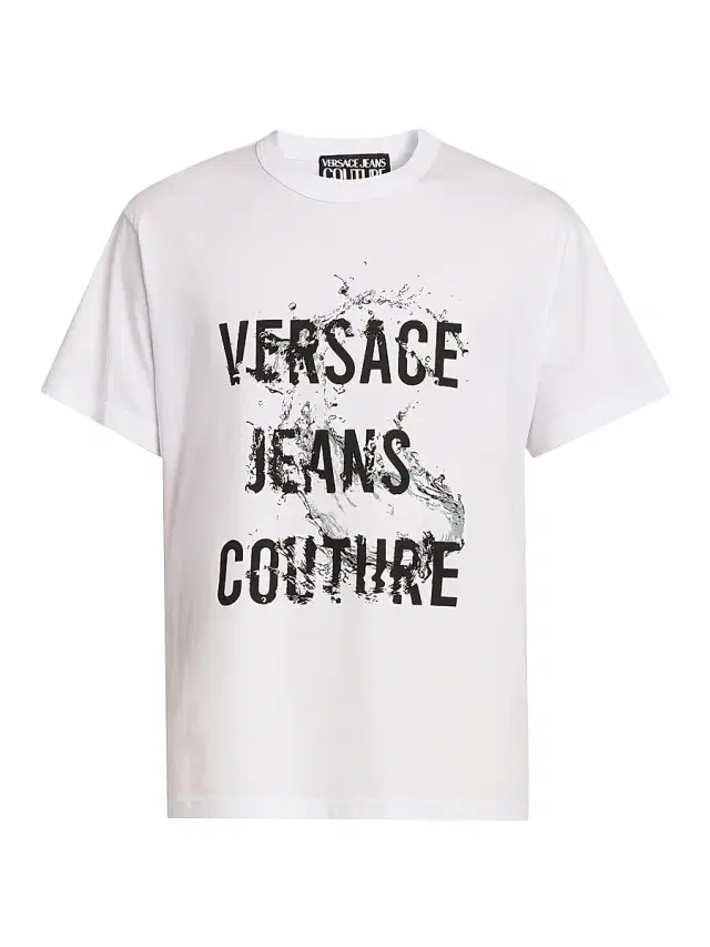 Men's Logo Wave T-Shirt - White