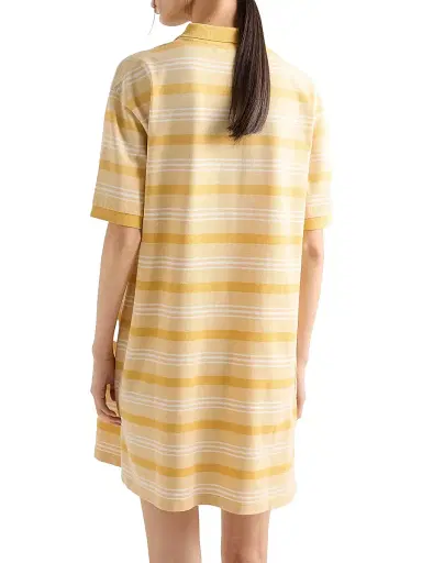 Prada Women's Bayadere Stripe Pique Mini Dress | Thumbnail 3