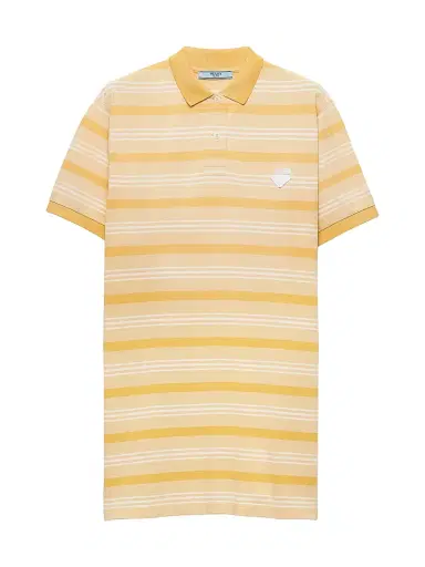 Prada Women's Bayadere Stripe Pique Mini Dress | Thumbnail 1