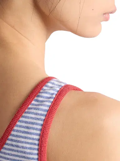 Prada Women's Striped Cotton Jersey Tank Top - Blue - Size 2 | Thumbnail 4 Prada Women's Striped Cotton Jersey Tank Top - Blue - Size 2 | Thumbnail 4