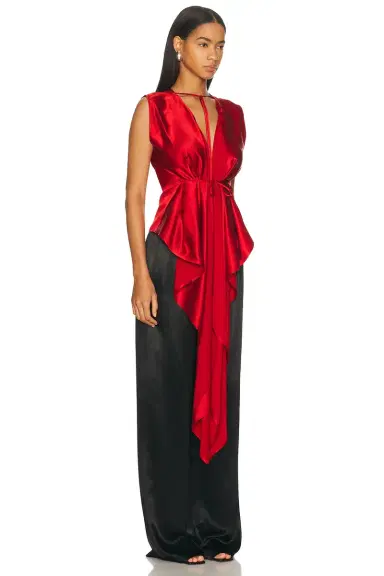 Helmut Lang Draped Scarf Top | Thumbnail 2 Helmut Lang Draped Scarf Top | Thumbnail 2