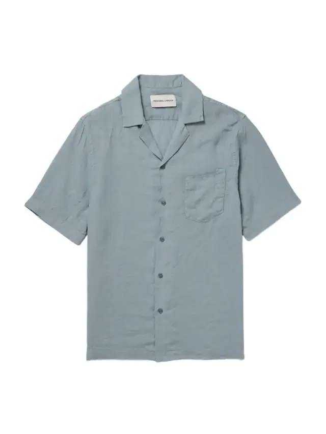 Angelo Camp-Collar Linen Shirt - Men