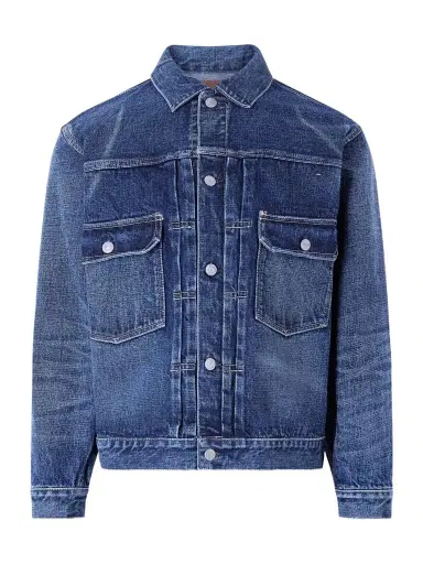 FULLCOUNT Type 2 Fear of the Dark Selvedge Denim Jacket - Men | Thumbnail 1