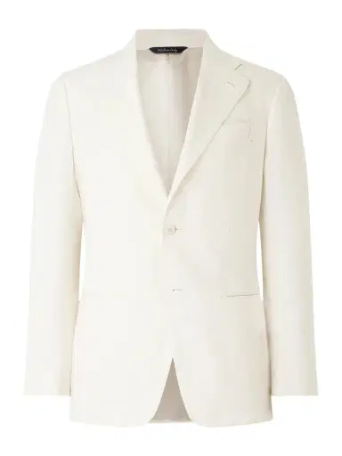 Saman Amel Linen Suit Jacket - Men | Thumbnail 1