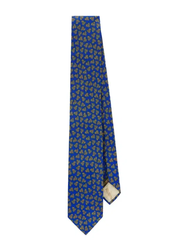 Rubinacci 9cm Printed Silk-Twill Tie - Men