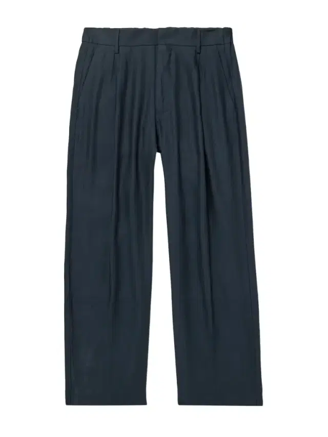 Kay 10037 Straight-Leg Pleated Woven Trousers - Men