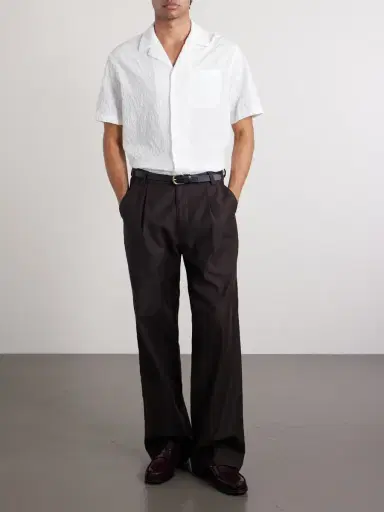 Altea Hadley Seersucker Cotton Shirt - Men | Thumbnail 2 Altea Hadley Seersucker Cotton Shirt - Men | Thumbnail 2