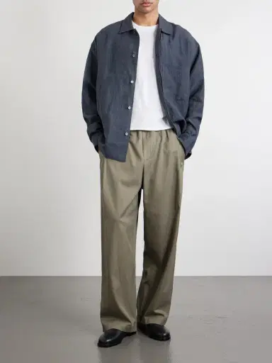 A Kind Of Guise Wewa Wide-Leg Lyocell, Cotton Linen-Blend Trousers - Men | Thumbnail 2