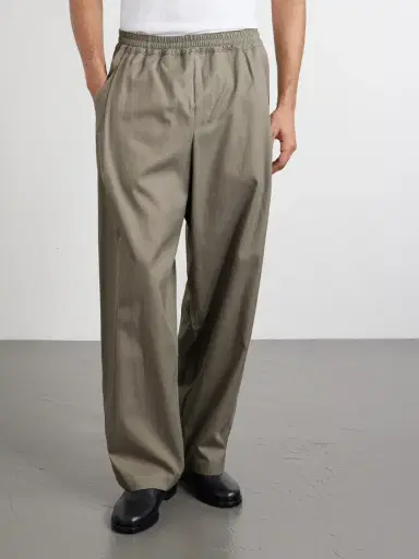 A Kind Of Guise Wewa Wide-Leg Lyocell, Cotton Linen-Blend Trousers - Men | Thumbnail 3