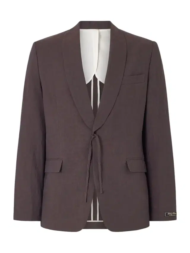 A Kind Of Guise Shinji Shawl-Collar Linen Suit Jacket - Men