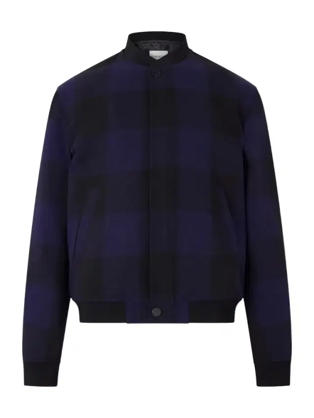 Checked Twill Varsity Jacket - Men