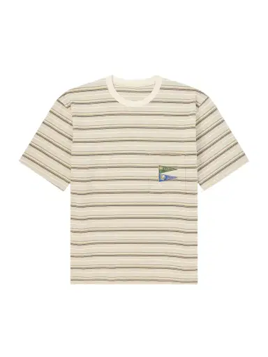KAPITAL Logo-Appliquéd Striped Cotton-Jersey T-Shirt - Men | Thumbnail 1