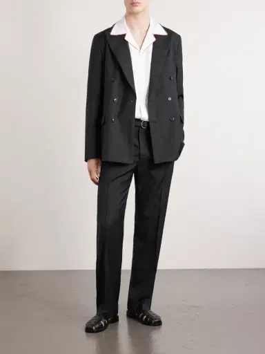 A Kind Of Guise Virgin Wool Tailored Wide Trousers - Men | Thumbnail 2 A Kind Of Guise Virgin Wool Tailored Wide Trousers - Men | Thumbnail 2