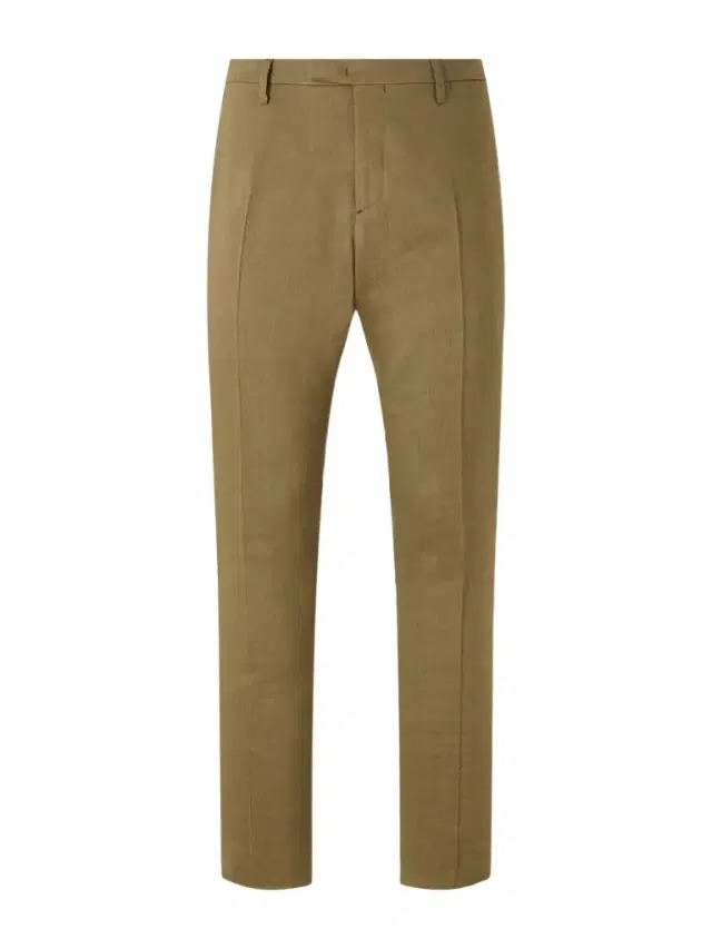 Wool and Linen-Blend Straight Leg Trousers - Men