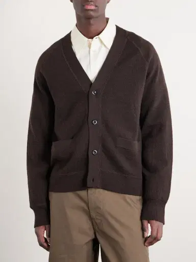Margaret Howell Merino Wool Cardigan - Men | Thumbnail 3