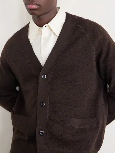 Margaret Howell Merino Wool Cardigan - Men | Thumbnail 5