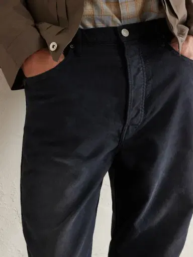 Visvim Fluxus 01 Straight-Leg Garment-Dyed Distressed Cotton-Corduroy Trousers - Men | Thumbnail 5 Visvim Fluxus 01 Straight-Leg Garment-Dyed Distressed Cotton-Corduroy Trousers - Men | Thumbnail 5