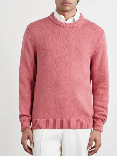 Slowear Slim-Fit Cotton Sweater - Men | Thumbnail 3