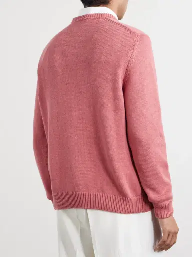Slowear Slim-Fit Cotton Sweater - Men | Thumbnail 4
