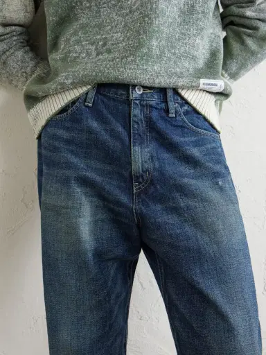 Neighborhood Washed Straight-Leg Jeans - Men | Thumbnail 6