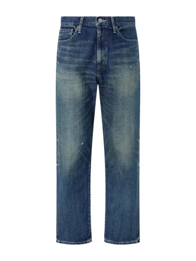 Washed Straight-Leg Jeans - Men