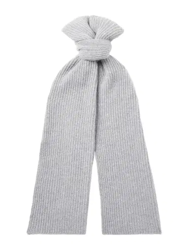 MR P. Ribbed Cashmere Scarf - Men | Thumbnail 1