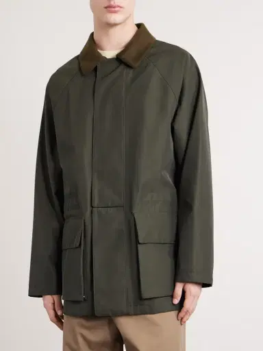 Loro Piana Horsey Leather-Trimmed Storm System® Tech-Shell Field Jacket - Men | Thumbnail 3 Loro Piana Horsey Leather-Trimmed Storm System® Tech-Shell Field Jacket - Men | Thumbnail 3