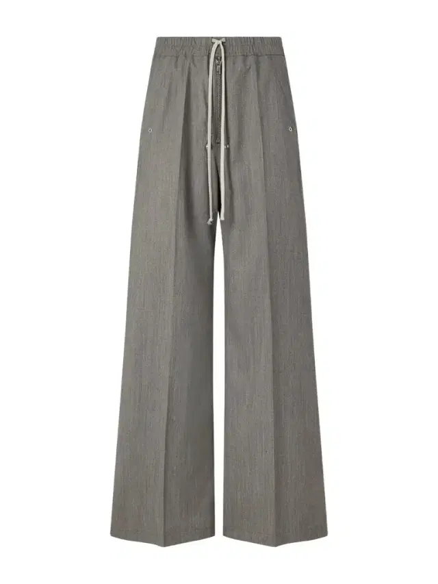 Bela Wide-Leg Wool Drawstring Trousers - Men
